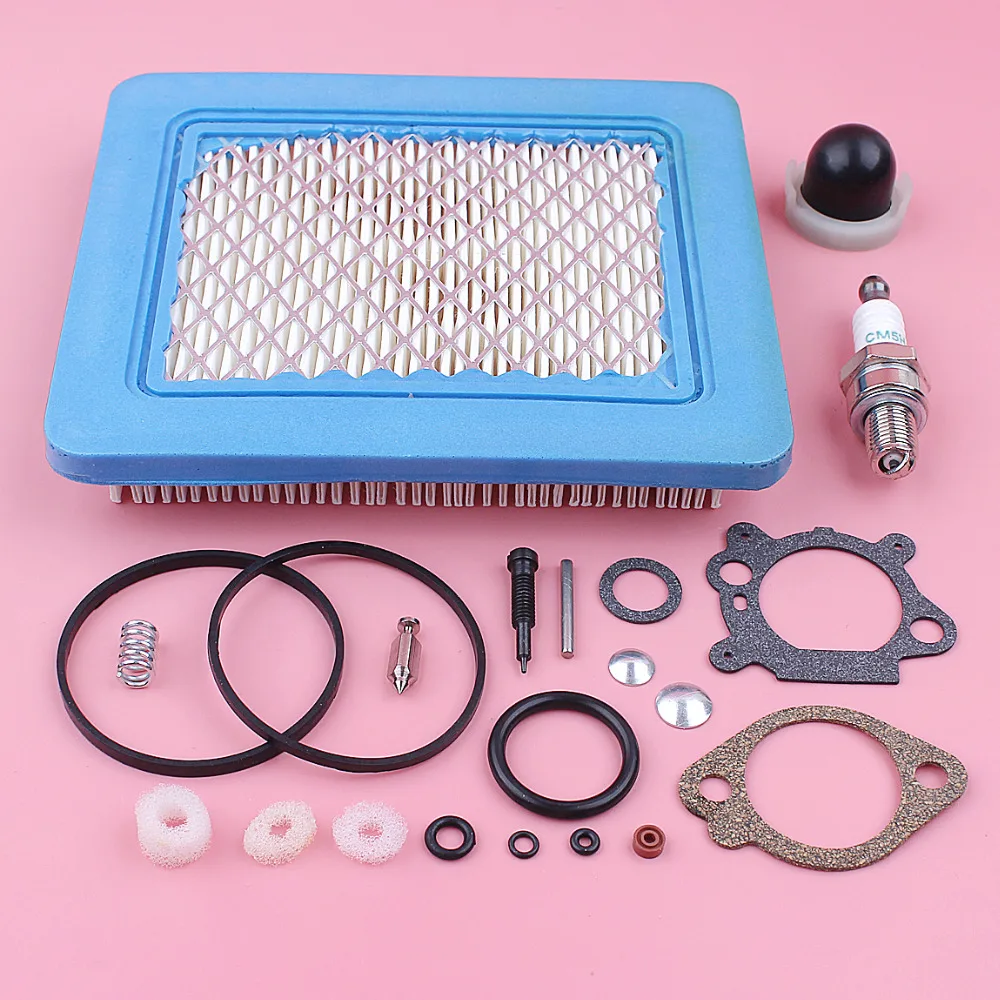 Air Filter Primer Bulb Carburetor Repair Kit For Briggs Stratton 129H00 12A800 12B800 12C700 12C800 12D800 Mower Replace Part Air Filter Primer Bulb Carburetor Repair Kit For Briggs Stratton 129H00 12A800 12B800 12C700 12C800 12D800 Mower Replace Part