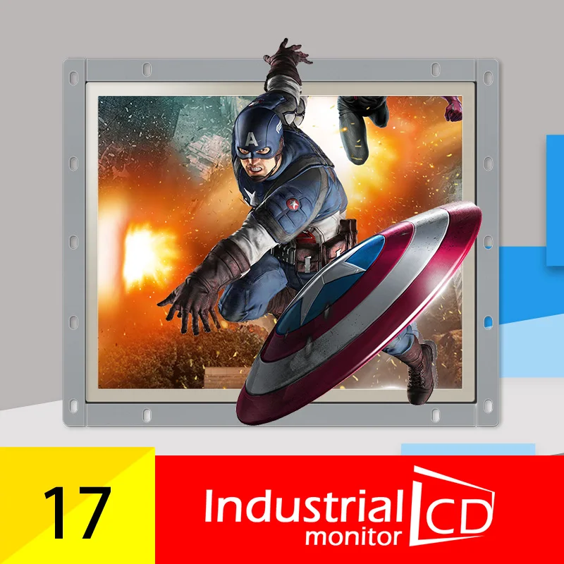 Faismars 17 &quotоткрытая рамка монитор с VGA/TV/HDMI/BNC/DVI входы и разрешение 1280*1024 для