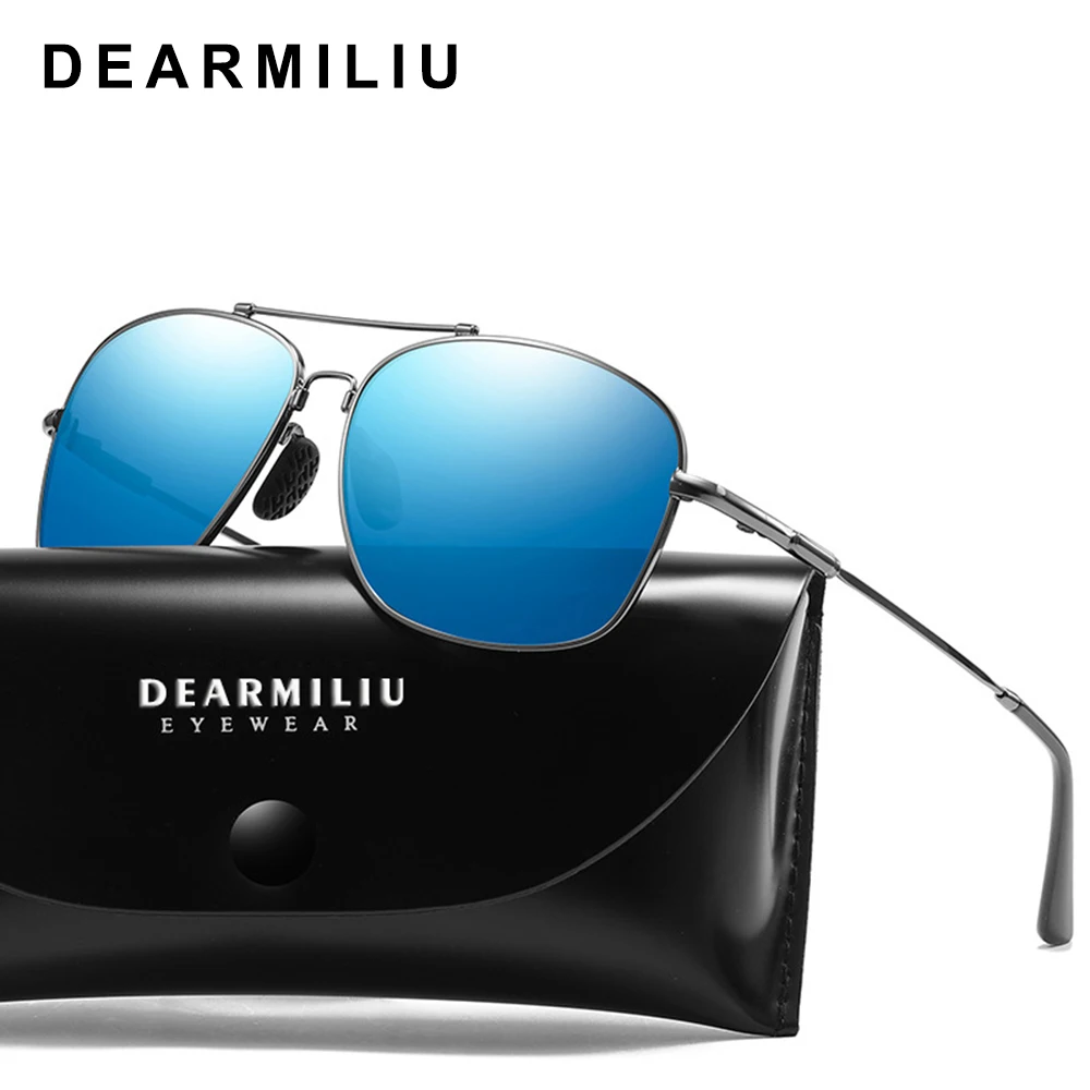 Солнцезащитные очки DEARMILIU поляризационные для мужчин и женщин зеркальные