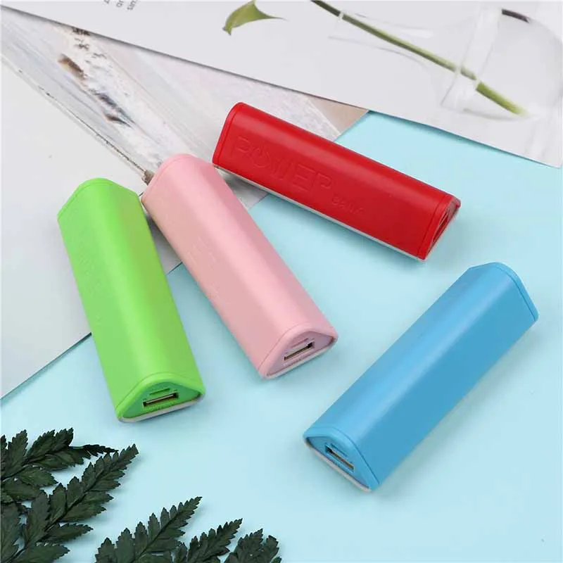 5000 مللي أمبير الطاقة DIY البنك 18650 عدة بطارية شاحن تجدد Powerbank مربع 18650 حالة المحمول USB شاحن للهاتف قوة البنك (لا البطارية)