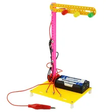 DIY научный эксперимент простая физика Gizmo креативная детская ручная головоломка собранная дорожная игрушка с огоньками Обучающие ресурсы