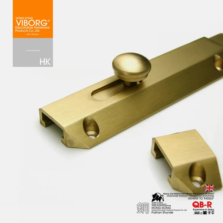 Viborg Luxury 10cm 4 Heavy Duty Solid Brass Door Security Guard