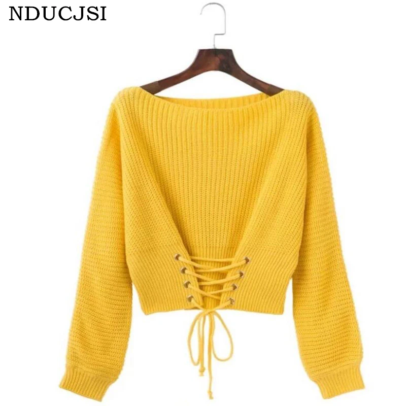 NDUCJSI Autumn And Winter Women Slit Neckline Strapless