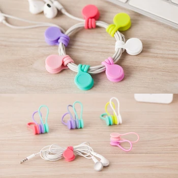 

Super Strong Magnetic Twist Ties Winder Desktop Cord Holder Organizer