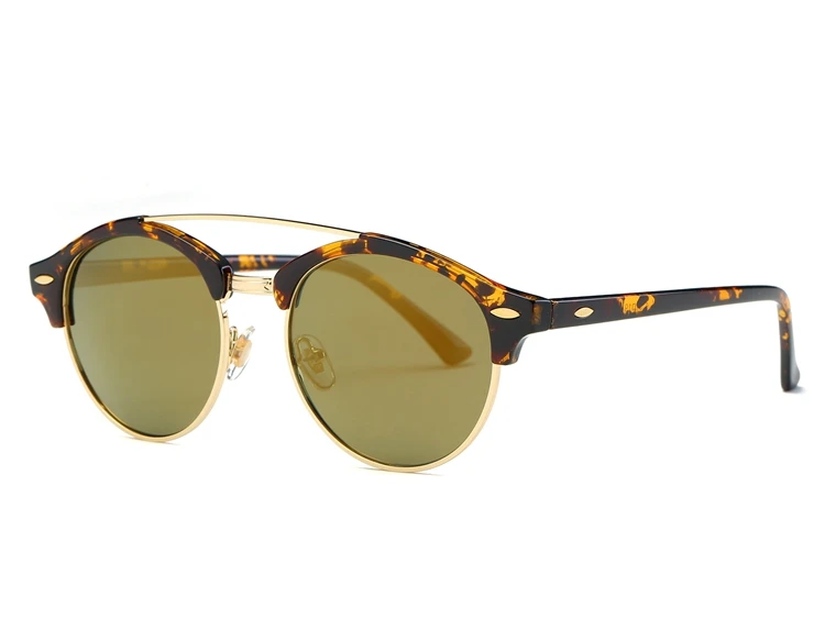 AEVOGUE поляризационные солнцезащитные очки мужские классические ретро Летний стиль брендовые дизайнерские унисекс стимпанк Солнцезащитные очки UV400 AE0504 - Цвет линз: NO4