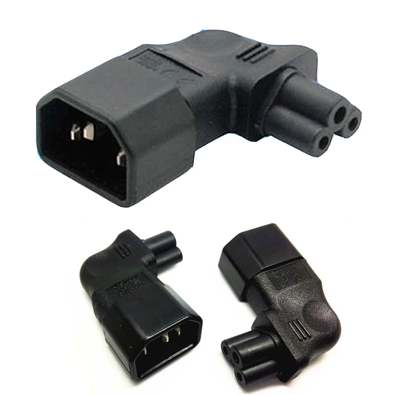 Universal Power Adapter IEC 320 C14 to C5 Adapter Converter Vertical ...