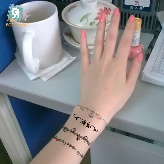 2 pcs lot selling women fashion wrist tattoos vine temporary 2 pcs lot selling women fashion wrist tattoos vine temporary