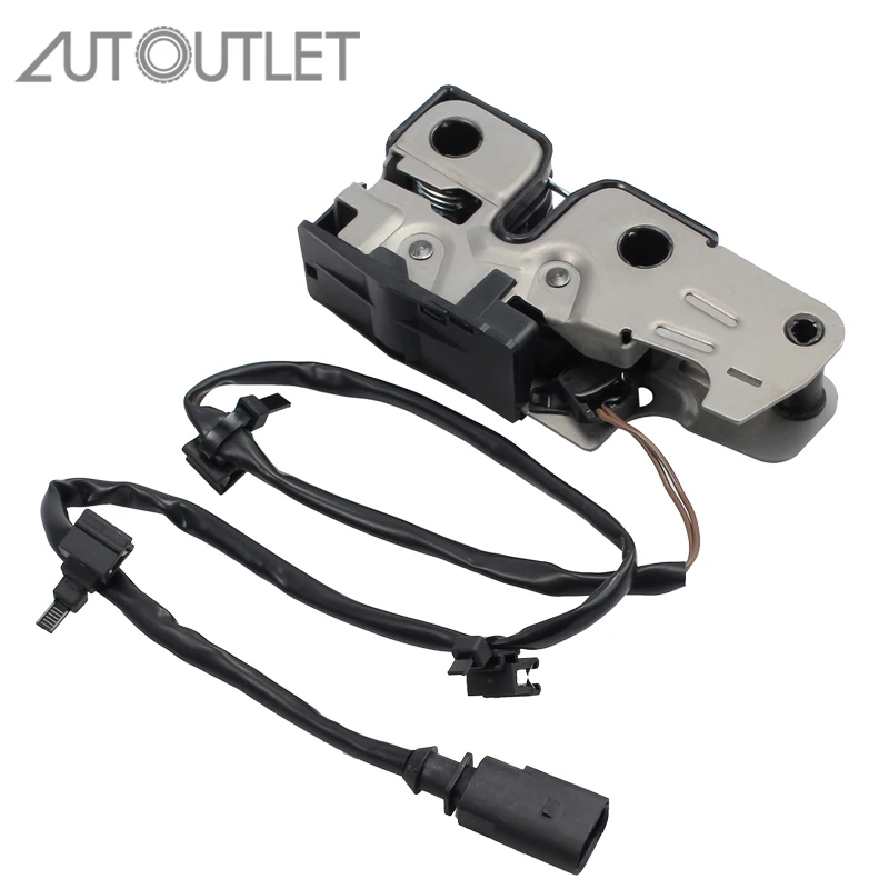 AUTOUTLET 1K1823509E защелка капота двигателя для VW MK5 Golf V Jetta 2004-2011 1K1823509E защелка капота