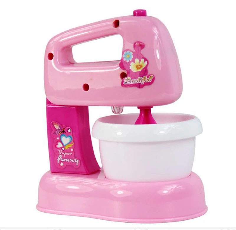 

Pink House Appliance Food Processor Blender Cook Machine Toys Mini Children Cheap Toys Gifts Cosplay Tools