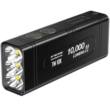 NITECORE TM10K 6 x CREE XHP35 HD 10000 люмен светодиодный светильник-вспышка перезаряжаемый светильник высокого качества со встроенным аккумулятором 4800 мАч