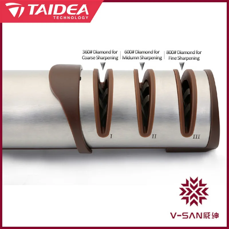 Deluxe Kitchen Knife Sharpener Professional Diamond Carbide Sharpening Machine TAIDEA h4|sharpening professional|knife sharpener professional