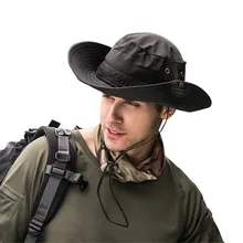 Boonie Bucket Hat Кепки бренд рыбалка охота полями сафари Лето Для мужчин Sun Hat Рыбак Hat