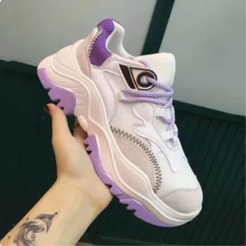 

New women's sports shoes Superstar women's thick sneakers luxury fashion basket ladies platform shoes with casual Chaussure wome