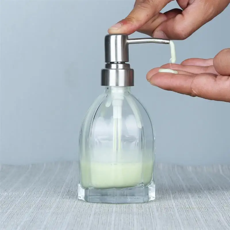 1 шт. дозатор прочный многоразовый дезинфицирующее средство жидкое мыло Крем шампунь стеклянная бутылка