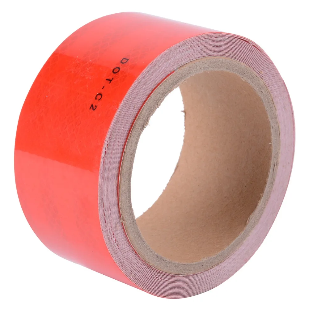 

5cm Wide DOT-C2 Red Conspicuity Dot Reflective Safety Warning Tape Film Sticker Roll Strip Reflective Accessories