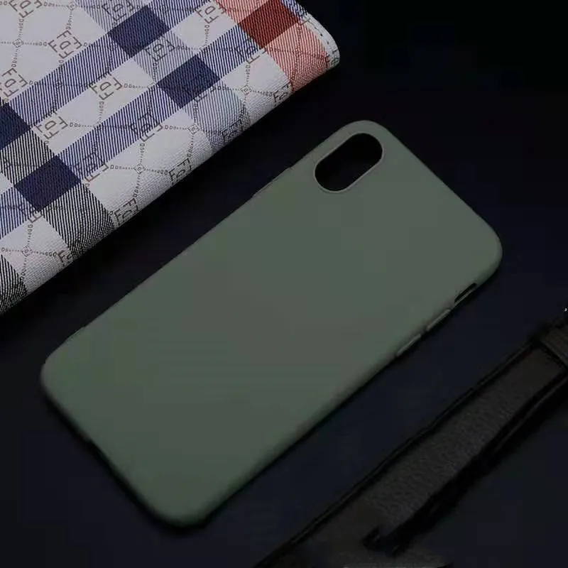 Роскошные мягкие матовые цветные чехлы на заднюю панель HKGK для Apple ...