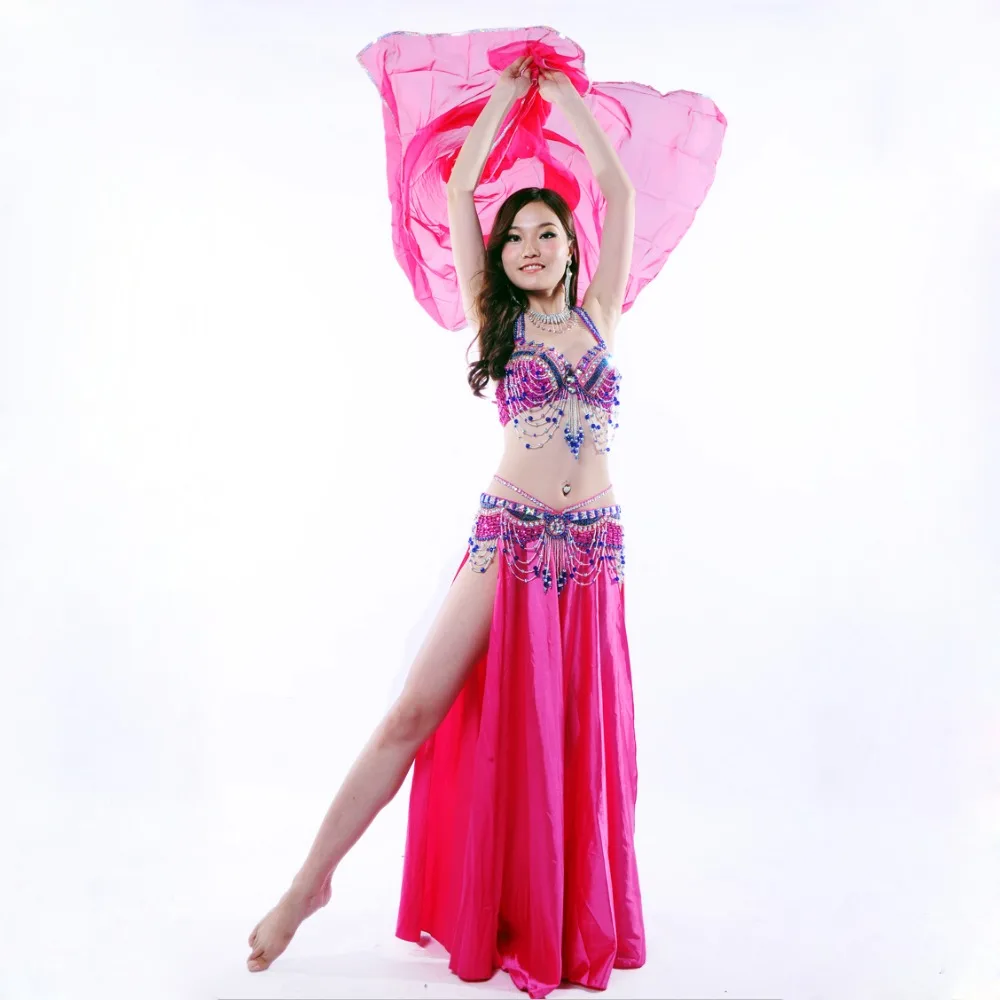 Performance 10 Colors Belly Dancing Clothing Oriental Dance Beads Bra