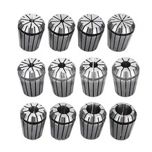12 Pcs ER25 2-16mm Collet Chuck Spring Collet Set CNC Milling Machine Engraving Lathe Tools