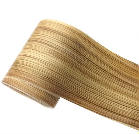 

2Pieces Length: 2.5Meters Width: 16cm Thickness:0.25mm Zebra Veneer Decoration Door Veneer