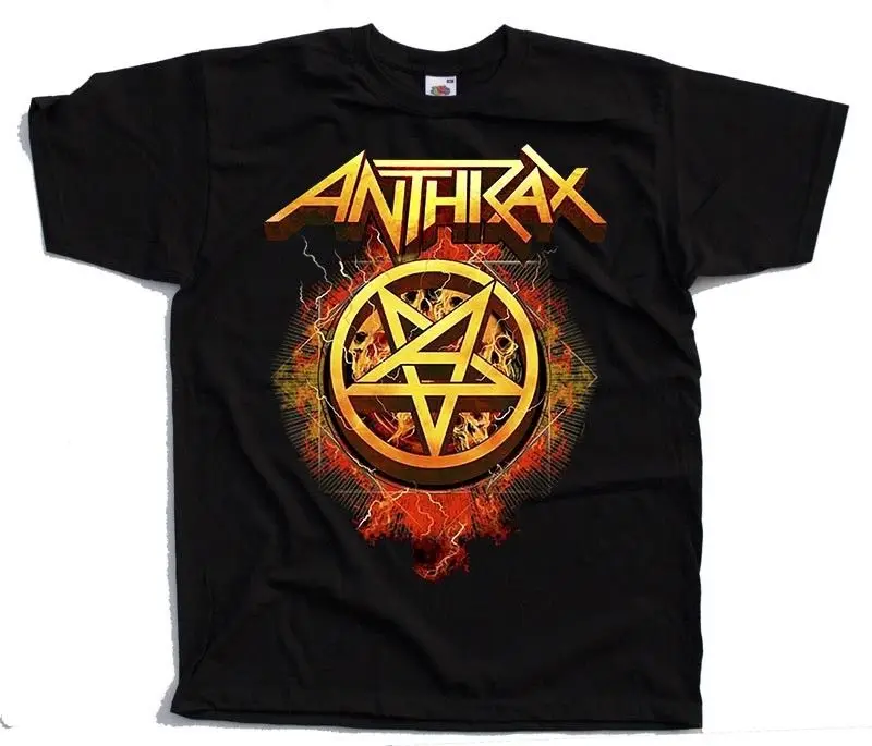 Anthrax V3 трэш-метал-группа Джои белладонна плакат Футболка (черный) S-5XL | Мужская