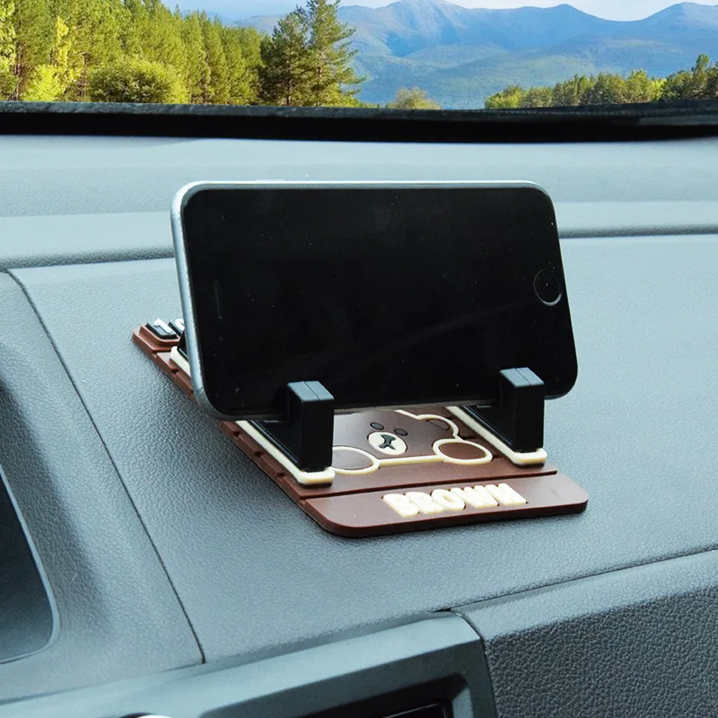 

Automobile accessories silicone auto dashboard anti-slip mat double-sided non-slip sticky pad mobile phone holder car gadget