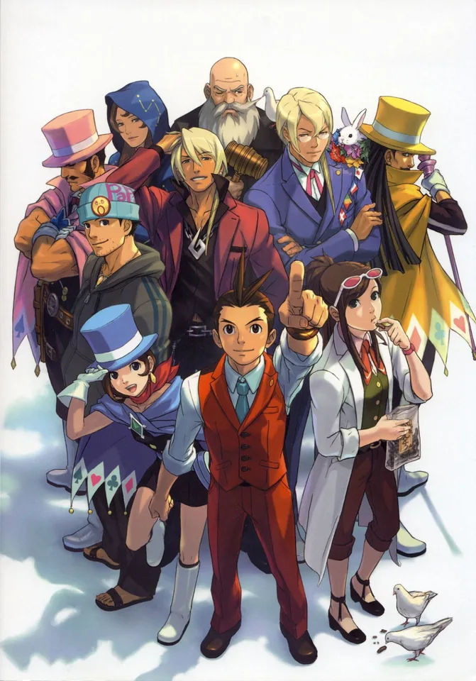 Home Decor Phoenix Wright Ace Attorney Dual Destinies 1 Silk Art Poster Wall Sicker Decoration Gift Painting Calligraphy Aliexpress