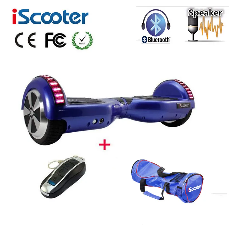 

iScooter 6.5inch hoverboard bluetooth smart two Wheel self Balance Electric scooter 2 wheel 6.5'' giroskuter remote hover board