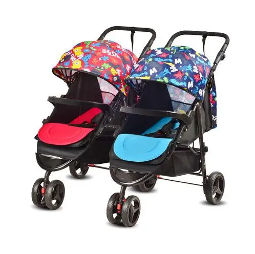 

Multi-purpose twin baby stroller lightweight High Landscape Twins trolley separable folding several newborn baby stroller