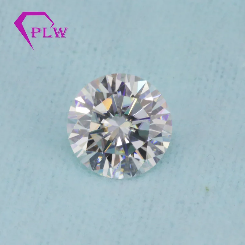 Включая сертификацию оптовая цена 2 карата 8 мм EF цвет Moissanite VVS круглый 3 Ex