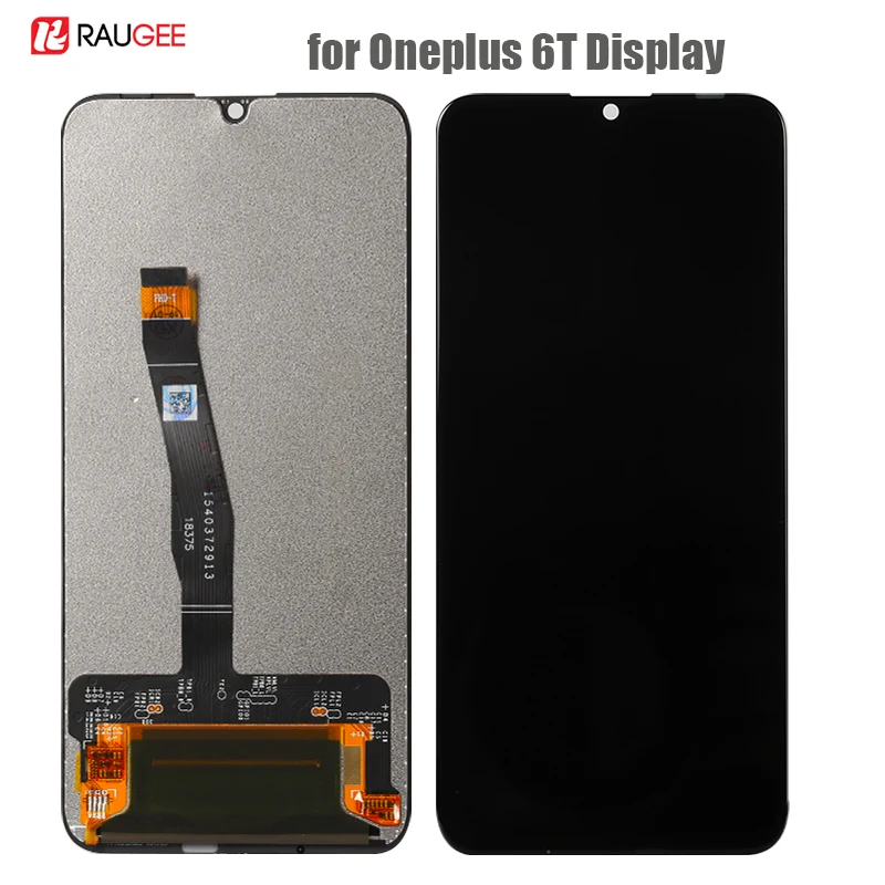 

Ruagee Display For Oneplus 6T lcd display Touch Screen Digitizer Replacement For Oneplus 6T Display Screen tested Phone Lcds