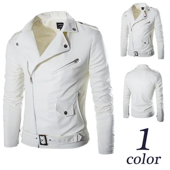 

M-6XL Nice Fashion Men PU Leather Jacket Coat Casual Men Black Motorcycle Hooded Jacket For Male Spring Autumn Streel Style