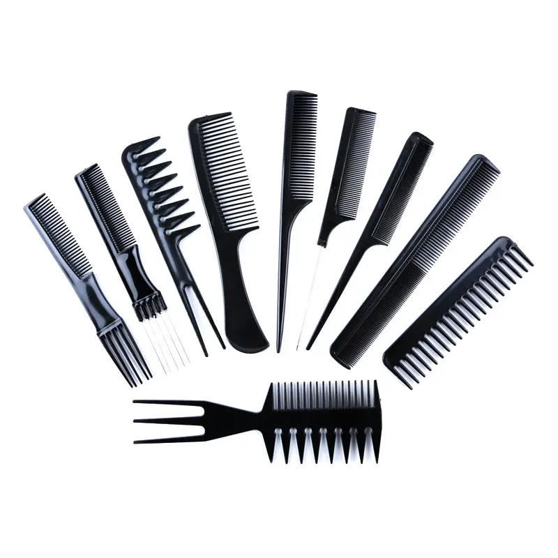 10pcs Black Fine-tooth Comb Metal Pin Hairdressing Hair Style Rat Tail Brush Professional Hairdressing Salon barber Tool Hot 10pcs Black Fine-tooth Comb Metal Pin Hairdressing Hair Style Rat Tail Brush Professional Hairdressing Salon barber Tool Hot