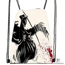 Custom bleach ichigo cool anime Drawstring Backpack Bag Cute Daypack Kids Satchel Black Back 31x40cm 180611