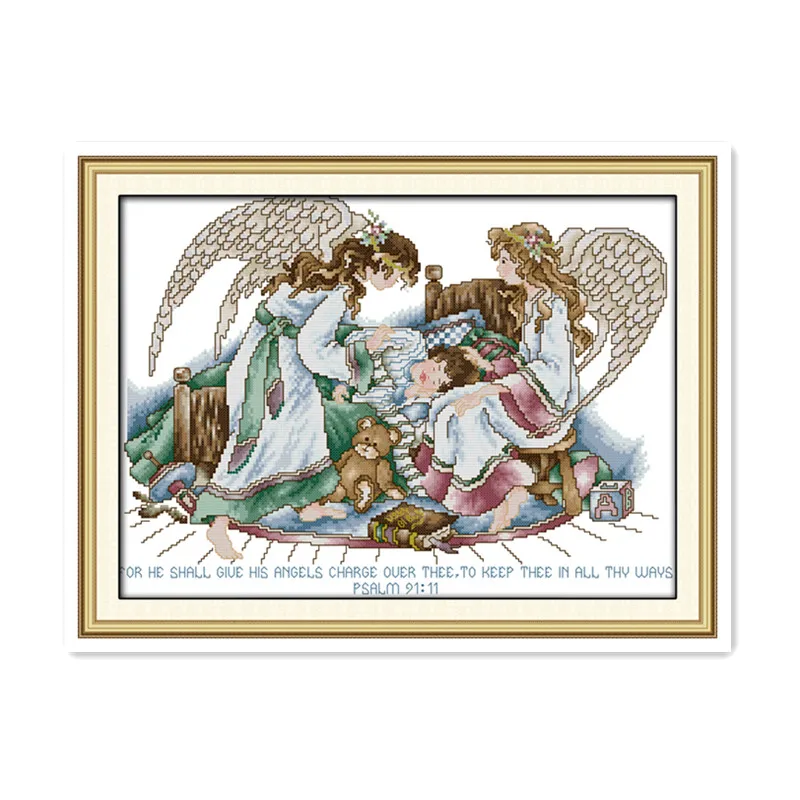 

11CT 14CT Embroidered Embroidered Cloth Kit Manual Dream Angel Characters Series Furniture Sewing Embroidery Crafts