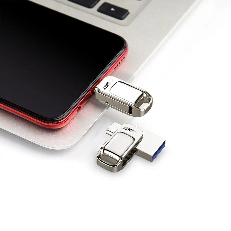 EAGET OTG флеш накопитель 32 Гб 64 UDP USB 3 0 128 ГБ мини металлические флешки для телефонов