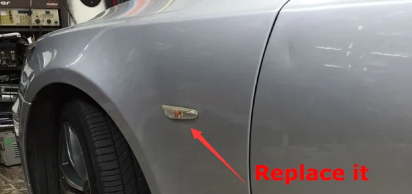 E81 E82 E87 E88 E90 E91 E92 E60 E61 светодиодный, боковой, габаритный фонарь для BMW Fender Поворотная сигнальная лампа