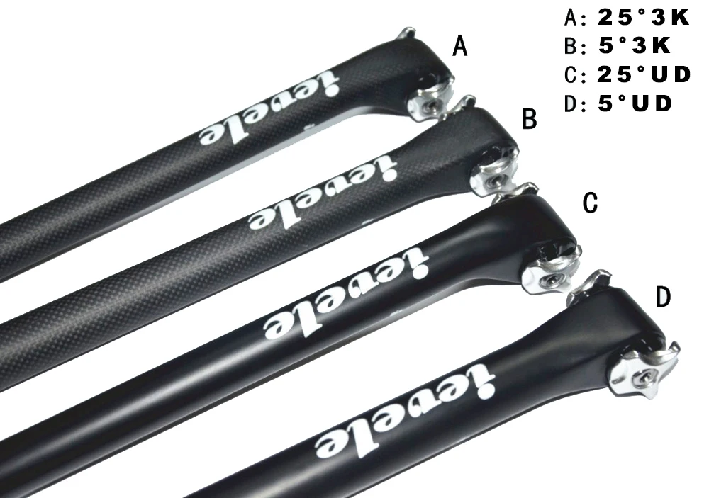 Ievele Seat Post Mtb Bike Road Bike Carbon Seat Post Seat Tube Back 5mm