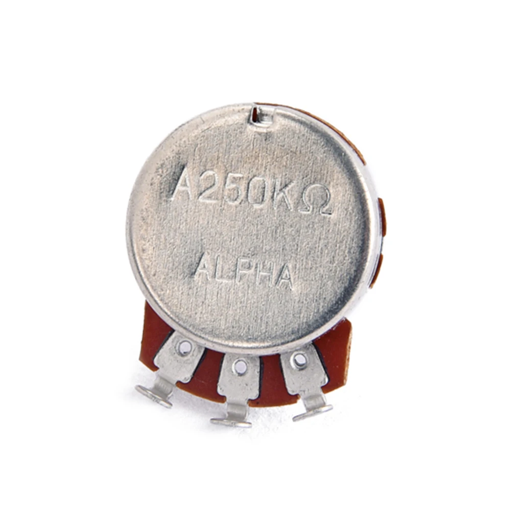 2pcs/Pack Copper Electric Guitar Alpha A250K Potentiometer Control Guitar Tone Pots Musical Instrument Accessory