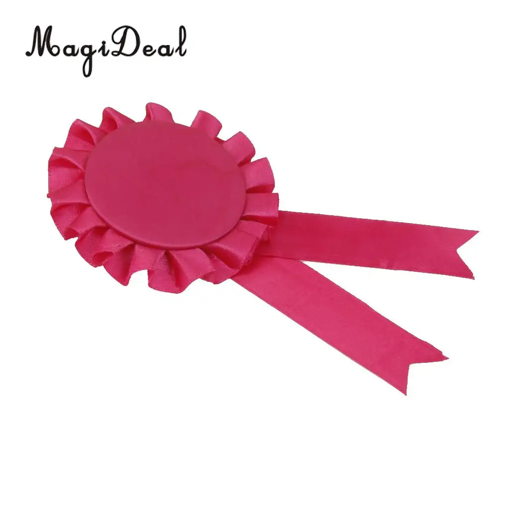 MagiDeal A Plain blank Award Ribbon Badge Bridal Shower Favors Hen Party Decorations