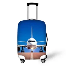 Aircraft print Elastic Thick Luggage Cover for Trunk Case Apply to 18''-32'' Suitcase,Suitcase Protective Cover Travel Accessor Aircraft print Elastic Thick Luggage Cover for Trunk Case Apply to 18''-32'' Suitcase,Suitcase Protective Cover Travel Accessor