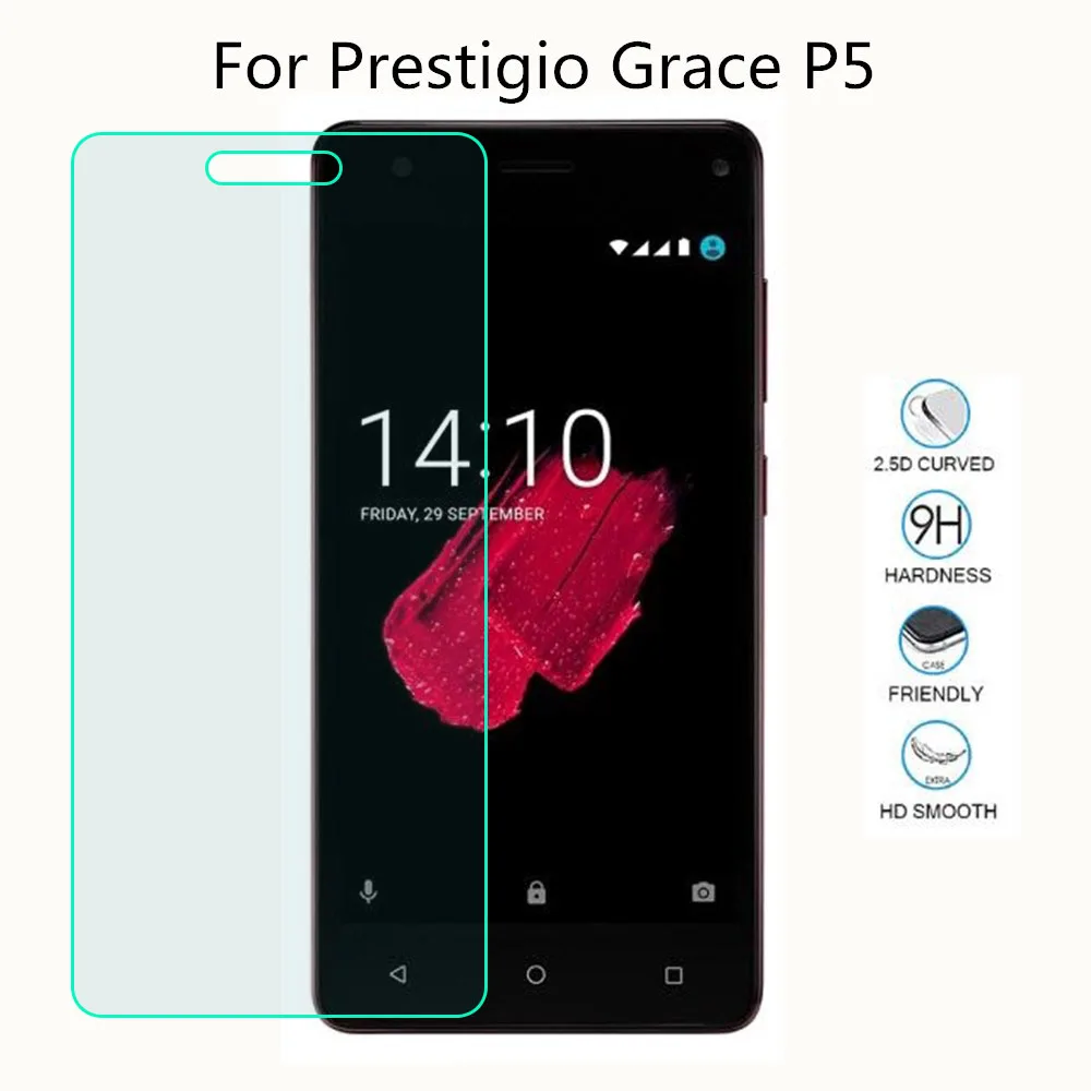 Закаленное защитное стекло для Prestigio Grace M5 P7 LTE Z5 P5 Muze X5 LTE B3 B7 Защитная пленка для экрана - Цвет: For Grace P5