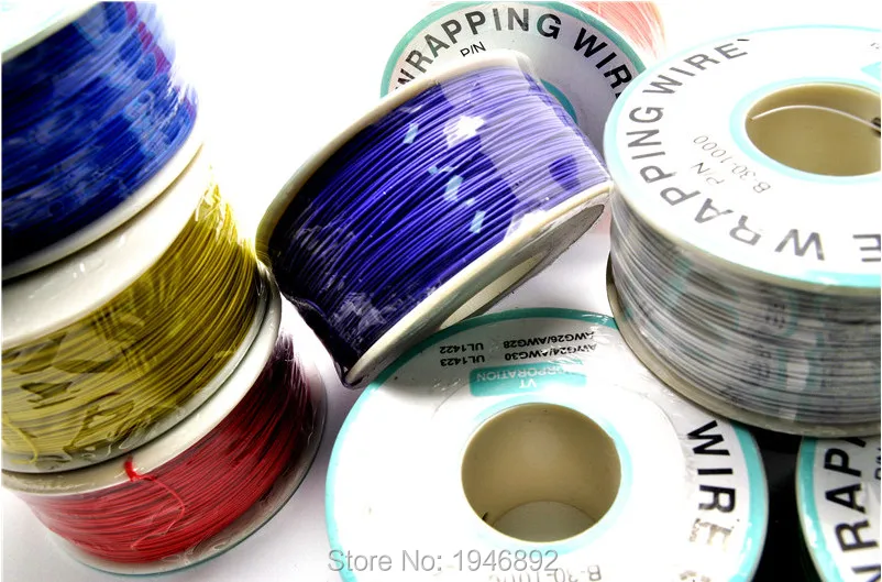 High quality electrical Wire Wrapping Wire Wrap 10 Colors Single strand