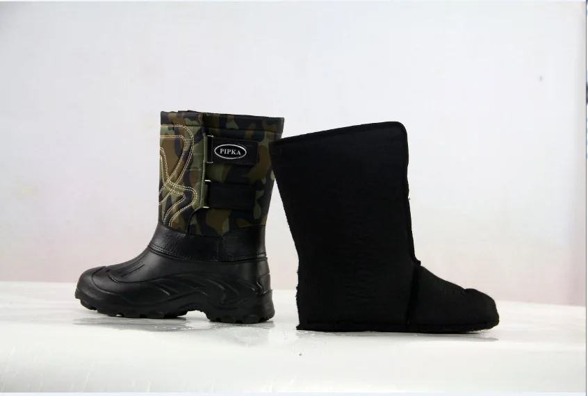 CHAISHOU/Мужская обувь; водонепроницаемые теплые высокие мужские зимние ботинки; мотоциклетные ботинки с круглым носком; большие размеры 41-46; CS-34