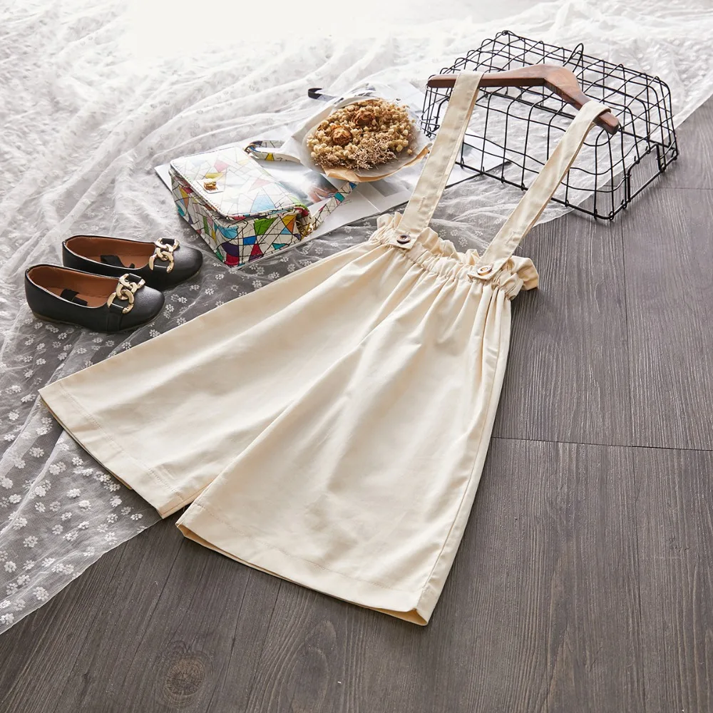 

[Bosudhsou] wt-14 Kids Baby Girls Overalls Loose Pants Jumpsuit Pants Outfit Summer Clothes Children's Clothing Casual