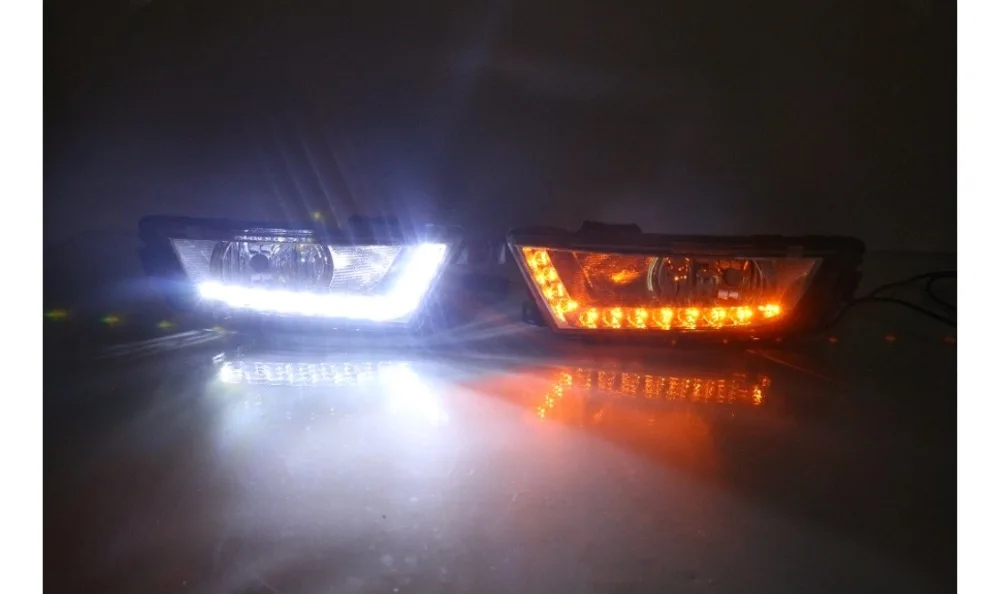 

eOsuns fog lamp, led daytime running light, yellow turn signal, Grilles, Cable Harness, headlight switch for skoda octavia a7