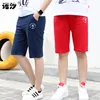 Summer boys pants 3-11T kids Knee-high shorts children letter 100% cotton cool trousers baby pants boys sport pants new style 1