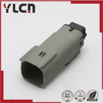 

High quality Plug 4pin auto waterproof plug electric gray sensor housing plastic connector