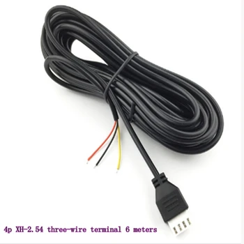 

Car control line car wiring harness video cable XH-2.54 three-core terminal extension cord 6 meters