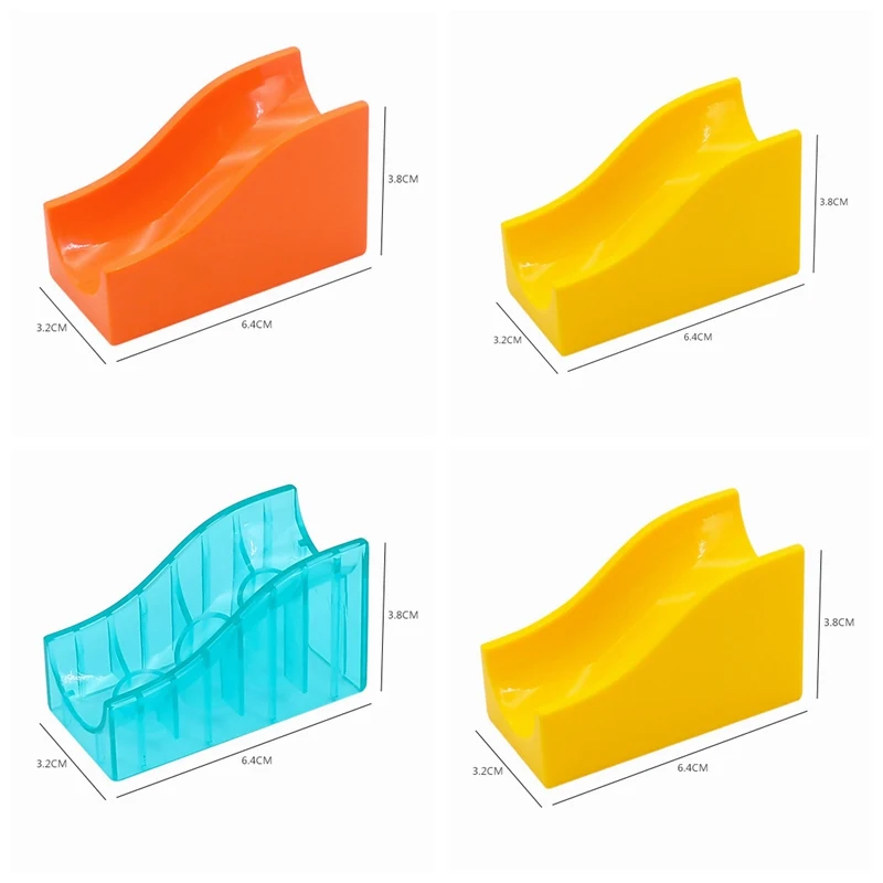 

Legoing Duplo Slide Bricks 3 Colors Track Style Big Size MOC Single Sale Building Blocks Toys for Children Compatible Duplo Gift