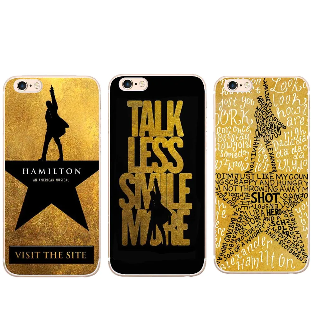 Talk Less Smile More Hamilton Hard Plastic Phone Case for